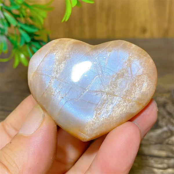 Orange Moonstone Heart-ToShay.org