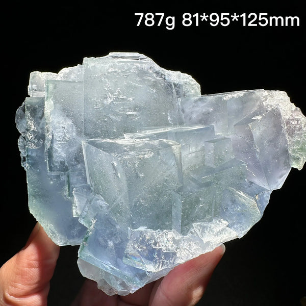Blue Fluorite Mineral Crystal-ToShay.org