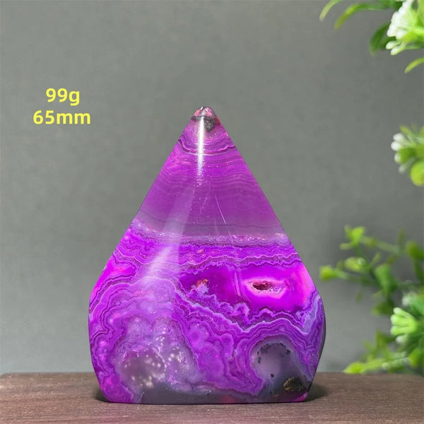 Purple Agate Torch-ToShay.org
