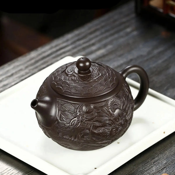 Dragon Clay Tea Pot-ToShay.org
