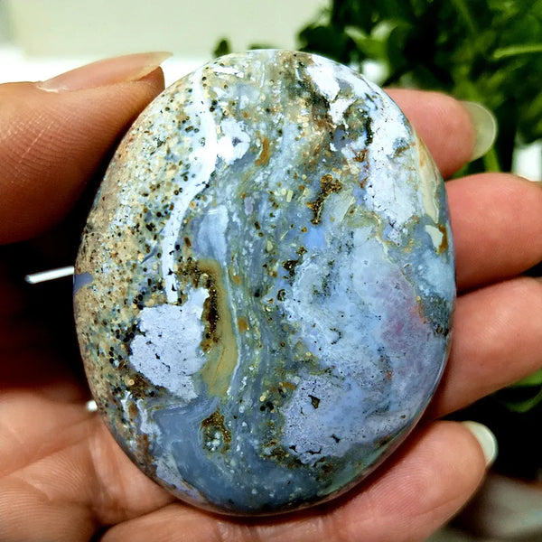 Ocean Jasper Palm Stone-ToShay.org