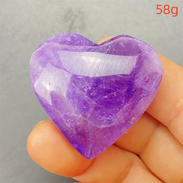Purple Amethyst Hearts-ToShay.org