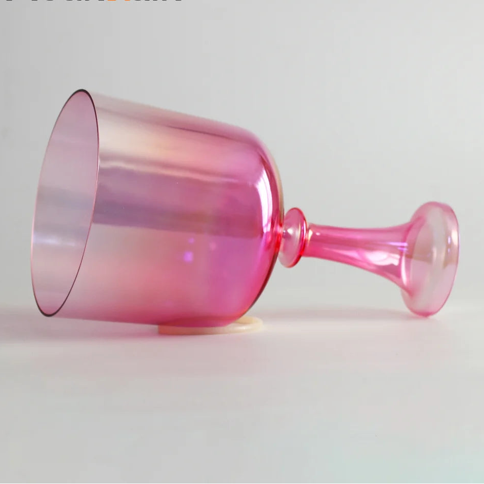 Pink Crystal Singing Chalice-ToShay.org