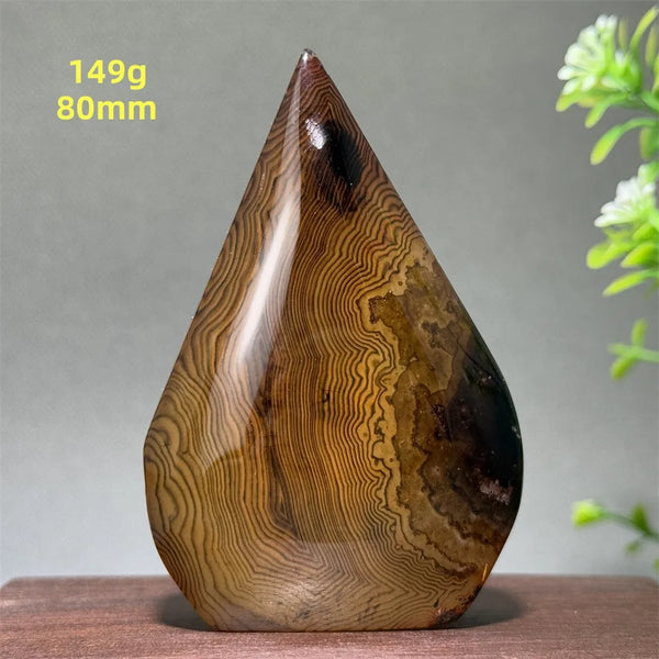 Black Striped Agate Torch-ToShay.org