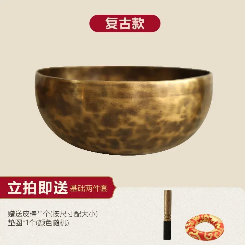 Tibetan Brass Singing Bowl-ToShay.org