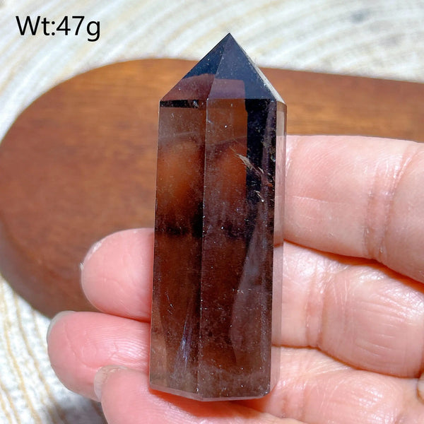Smokey Rainbow Quartz Point-ToShay.org