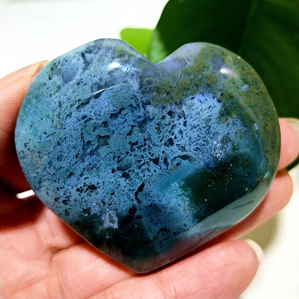 Green Moss Agate Heart-ToShay.org
