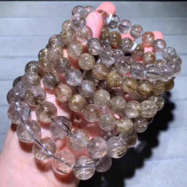Silver Rutilated Quartz Bracelet-ToShay.org