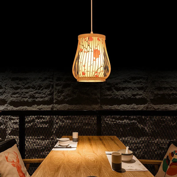 Bamboo Pendant Lamp-ToShay.org