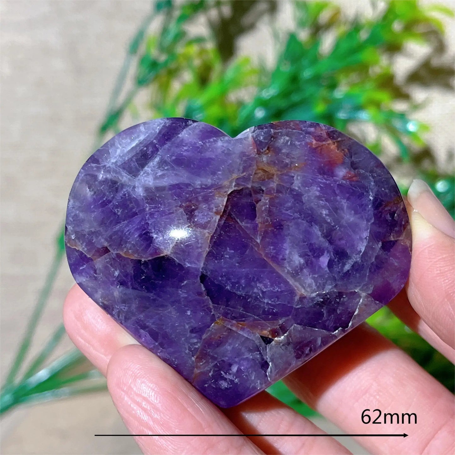 Purple Dream Amethyst Heart-ToShay.org