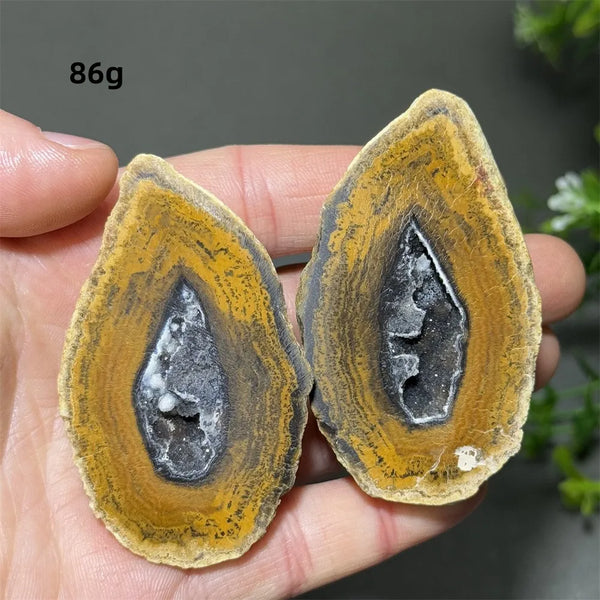 Mixed Agate Crystal Cave Egg-ToShay.org