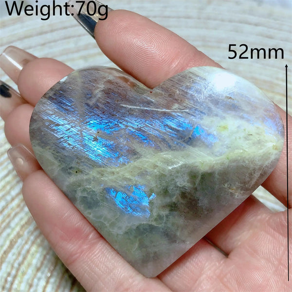 Blue Rainbow Moonstone Hearts-ToShay.org