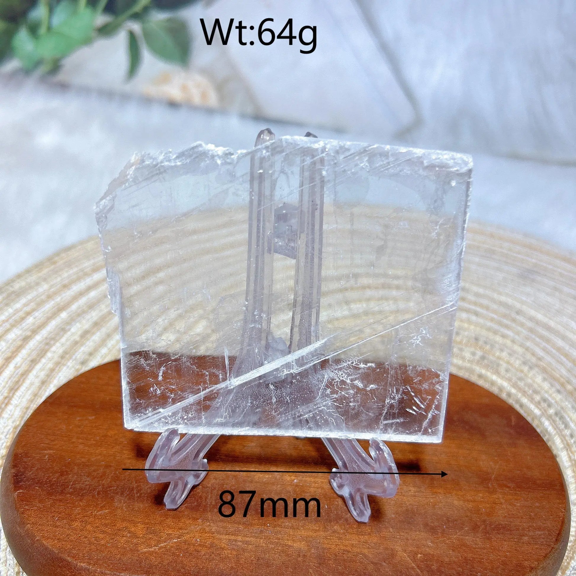 Clear Selenite Slices-ToShay.org