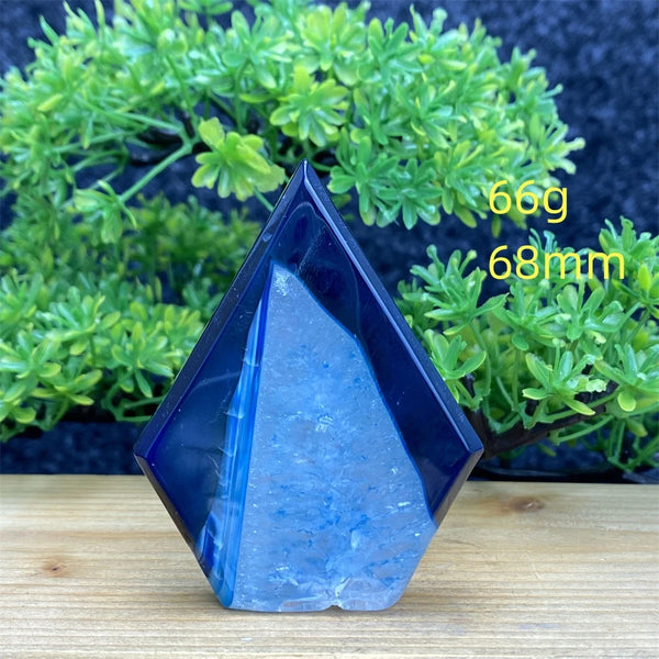Blue Agate Torch-ToShay.org