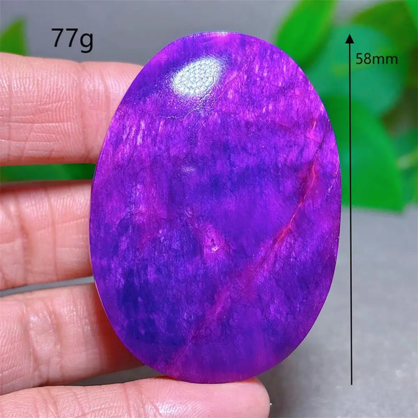 Violet Moonstone Palm Stone-ToShay.org