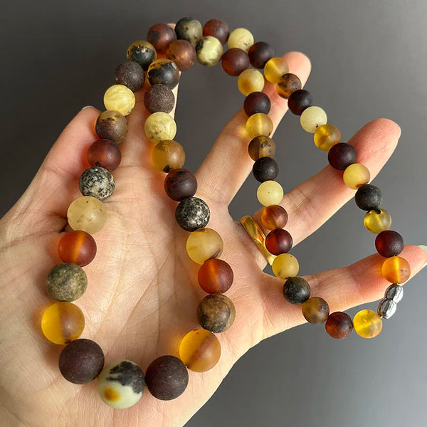 Yellow Amber Necklace-ToShay.org