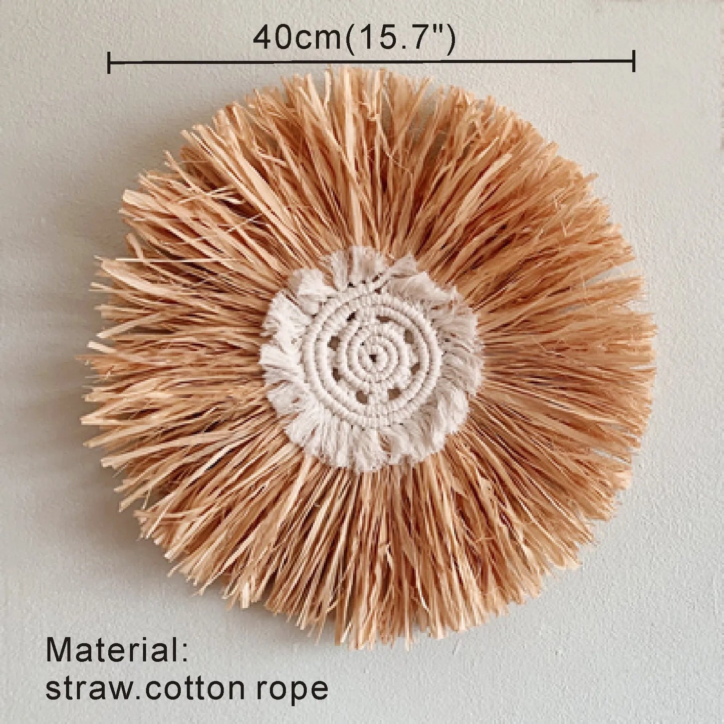 Straw Rattan Wall Basket-ToShay.org