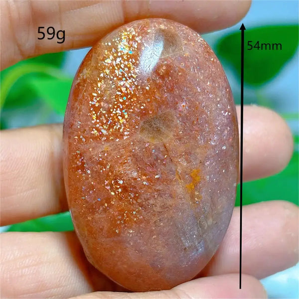 Gold Sunstone Palm Stone-ToShay.org