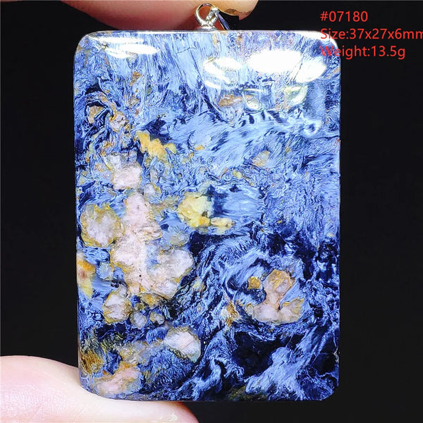 Blue Pietersite Chatoyant Pendant-ToShay.org