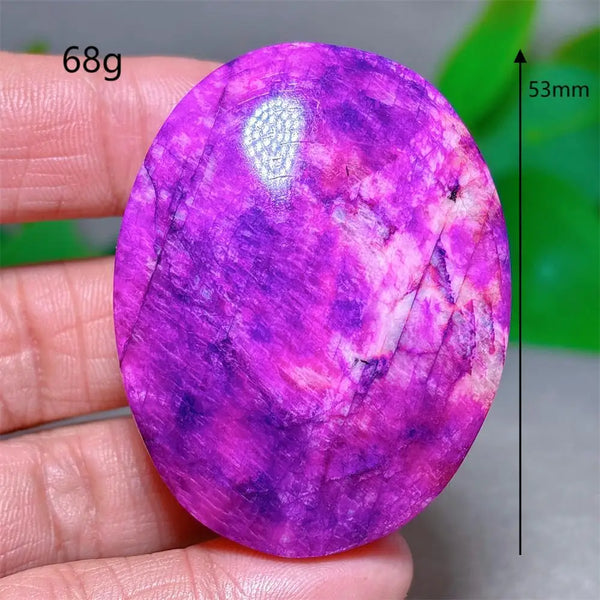 Violet Moonstone Palm Stone-ToShay.org