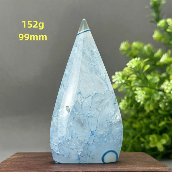 Blue Agate Torch-ToShay.org