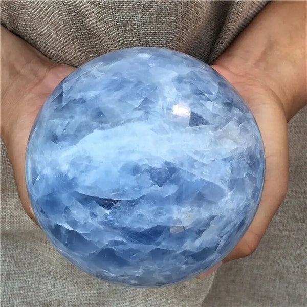 Blue Calcite Celestine Ball-ToShay.org