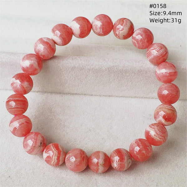 Red Rhodochrosite Bracelet-ToShay.org