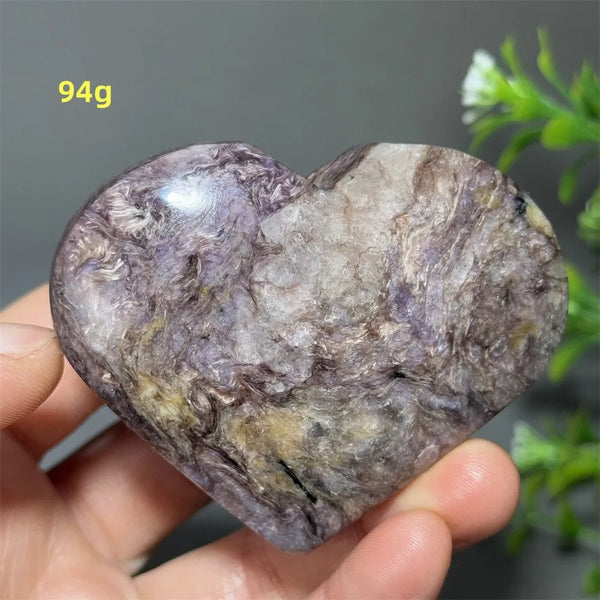 Purple Noble Crystal Heart-ToShay.org