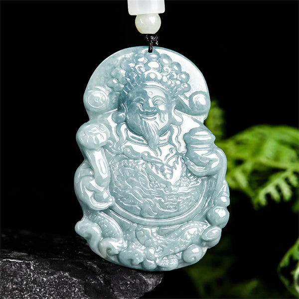Green Jadeite RuYi Pendant-ToShay.org