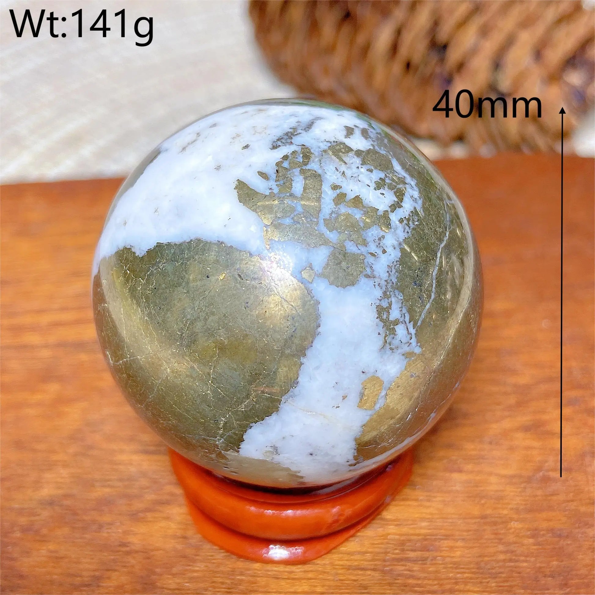 Gold Pyrite Ball-ToShay.org