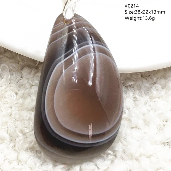Black Agate Pendant-ToShay.org