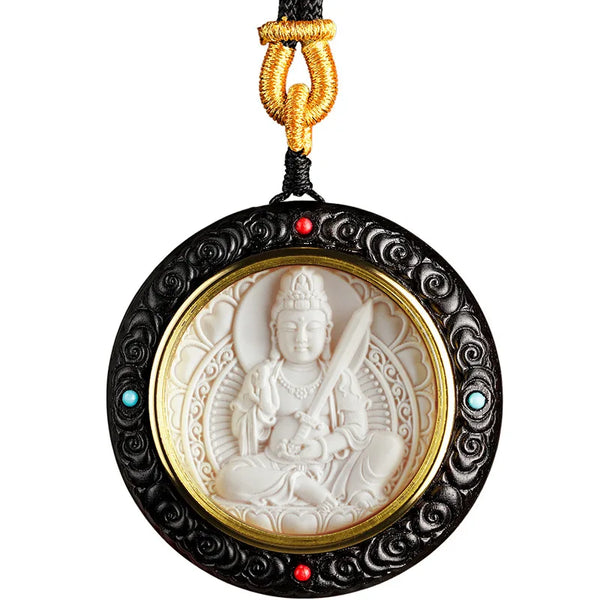 Sandalwood Buddha Pendant-ToShay.org