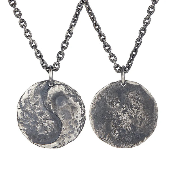 Silver Yin Yang Pendant-ToShay.org