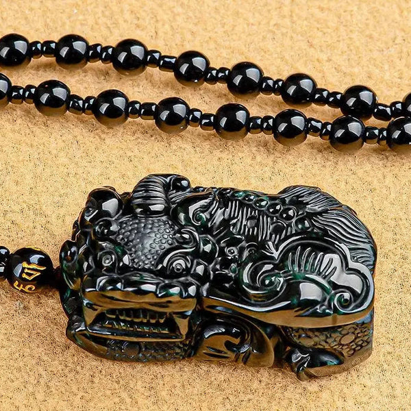 Black Jade Pixiu Pendant-ToShay.org