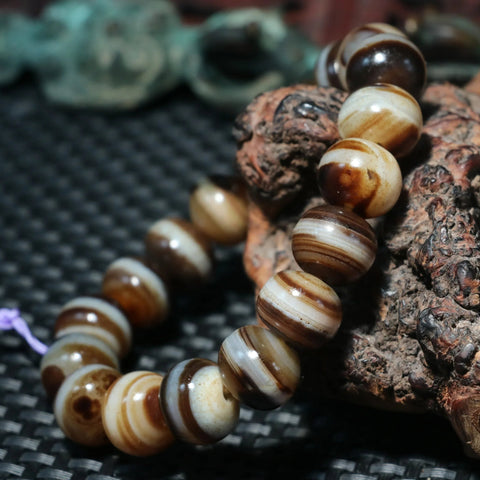 Tibetan Agate Dzi Beads-ToShay.org