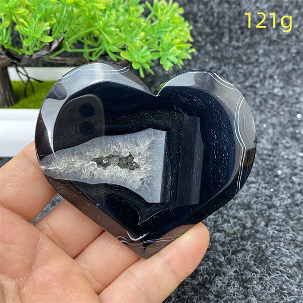 Black Agate Geode-ToShay.org