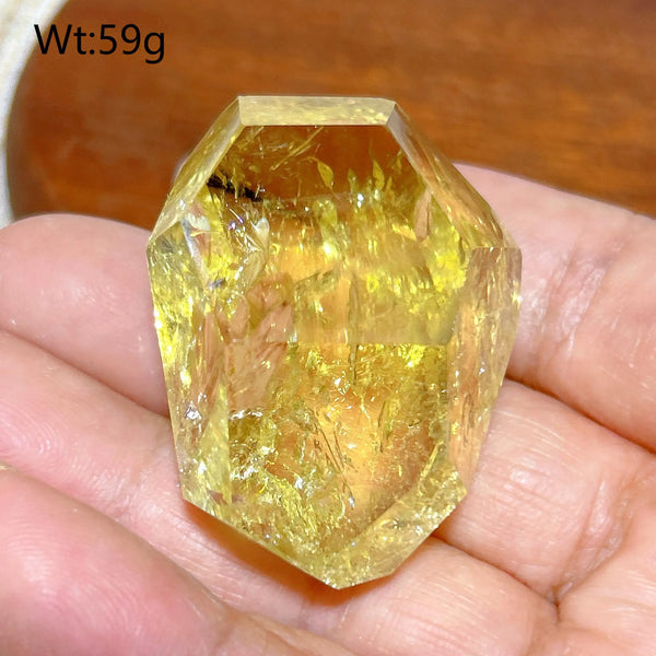 Yellow Smokey Citrine Crystal-ToShay.org