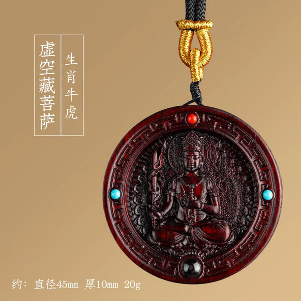 Purple Sandalwood Buddha Pendant-ToShay.org