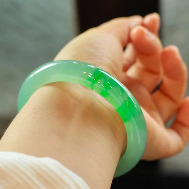 Green Jade Bangle-ToShay.org