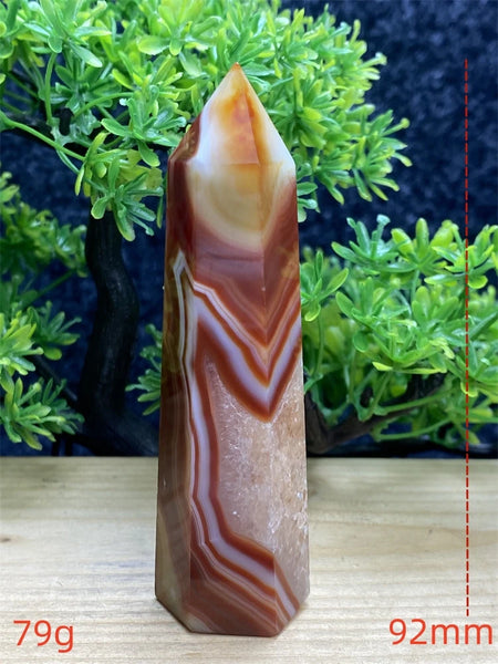 Orange Carnelian Wand-ToShay.org