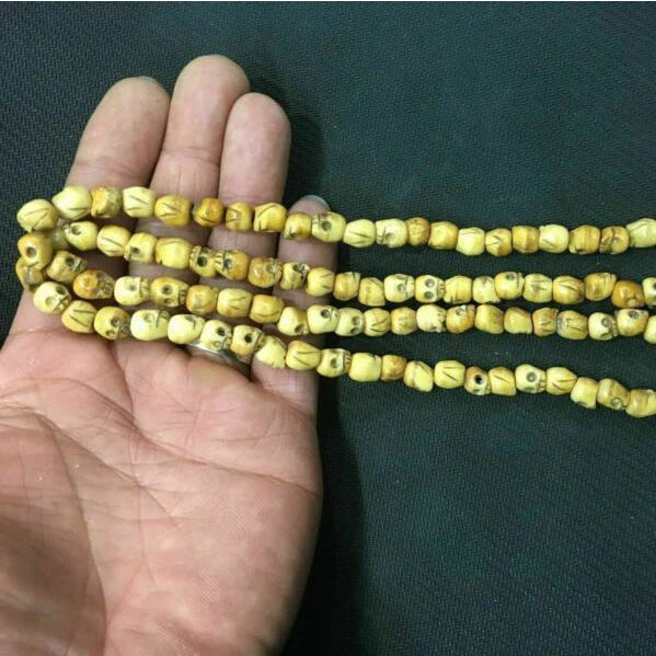 Tibetan Bone Skull Beads-ToShay.org