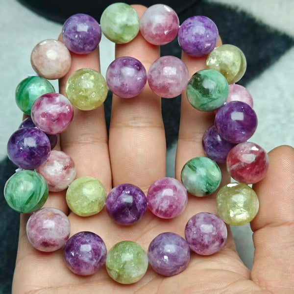 Mixed Lepidolite Bracelet-ToShay.org