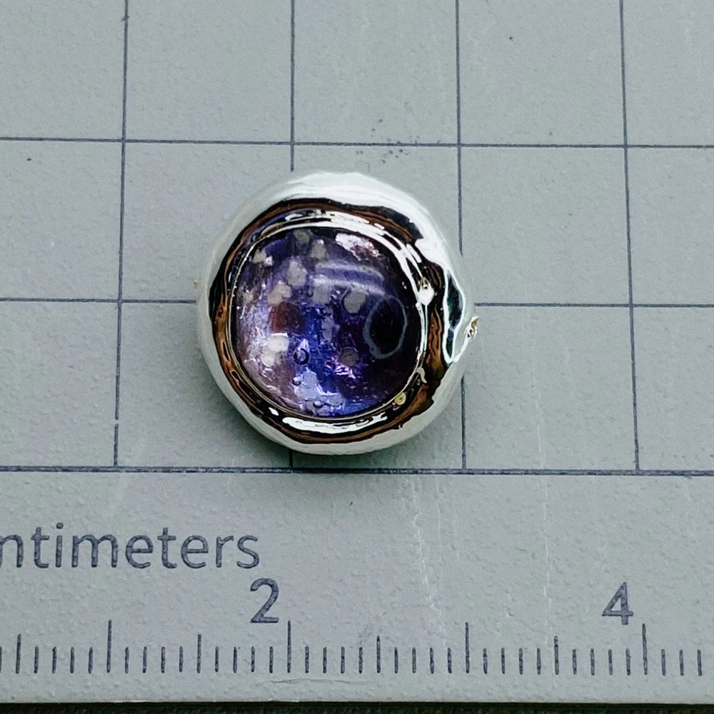 Purple Murano Glass Beads-ToShay.org