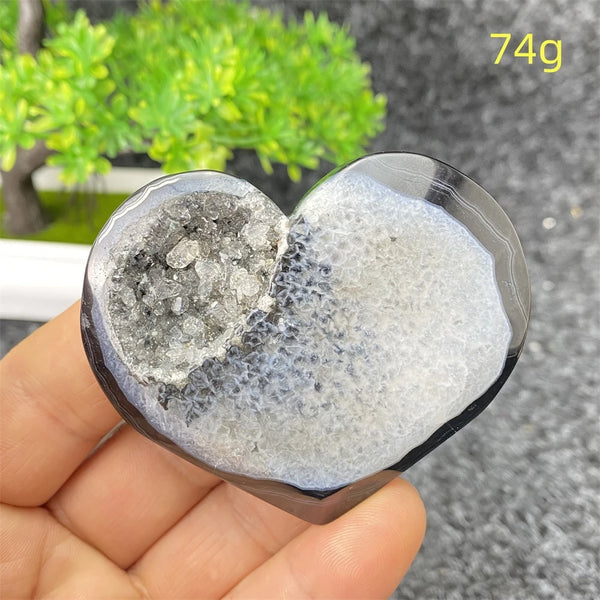 Black Agate Geode-ToShay.org