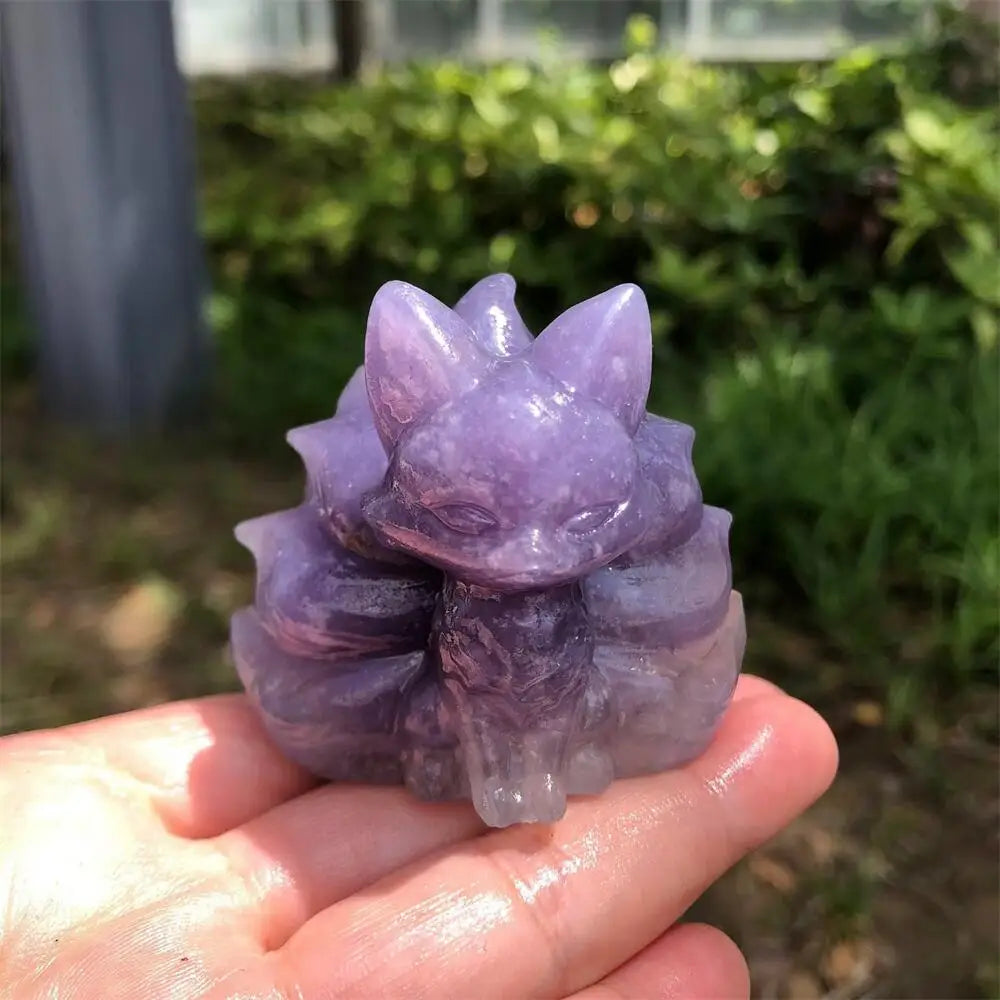 Purple Mica Nine Tailed Fox-ToShay.org