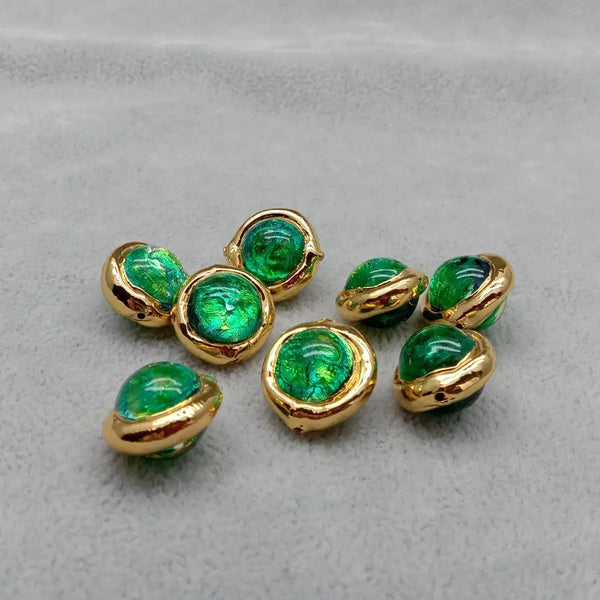Green Glass Beads-ToShay.org