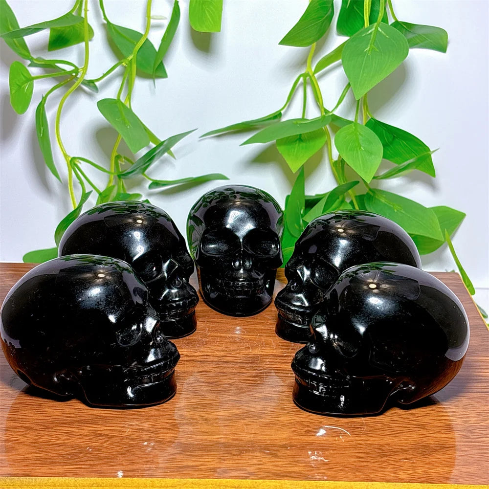 Black Obsidian Skull-ToShay.org