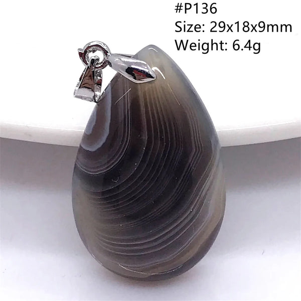 Black Lace Agate Pendant-ToShay.org