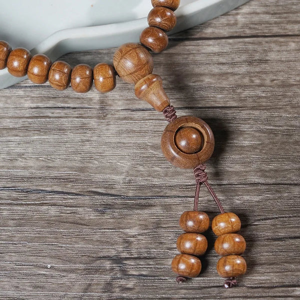 Wood Apple Bead Bracelet-ToShay.org