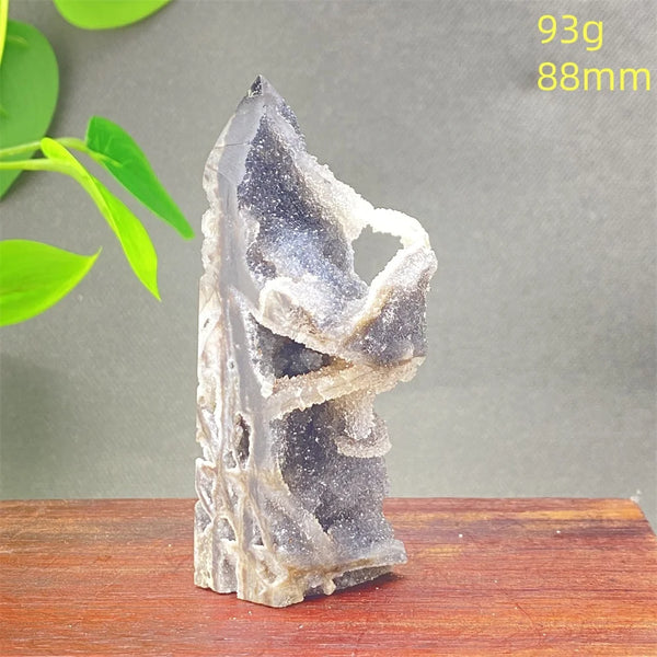 Purple Sphalerite Crystal Tower-ToShay.org